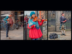 Street Musicians by Janice CarrolHighly Commended