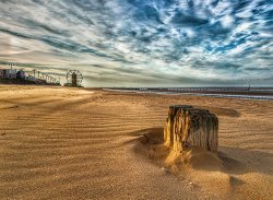 Winter Beach Walk by Ian Cutts - Commended