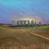 Sun Sets Over Stonehenge