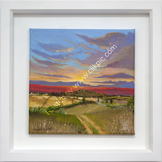 Sunset Over Cley Hill