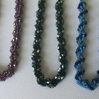 Bead Woven Necklace or Bracelet