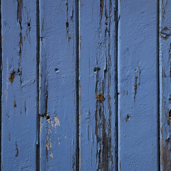 blue door