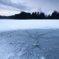 ice hole, loch birsmore