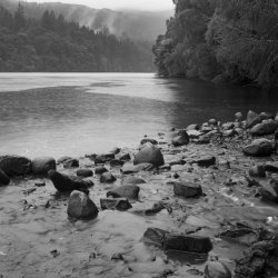rain on loch faskally