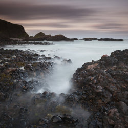 rock coast, catterline