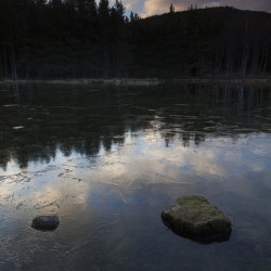 rocks and ice