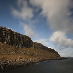 staffin bay cliffs