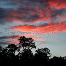 Cloud Fire, Sabah, Malaysia