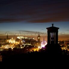 Calton Hill to Castle Rock, Edinburgh, Scotland