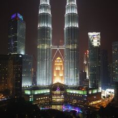 The Petronas Twin Towers, Kuala Lumpur, Malaysia