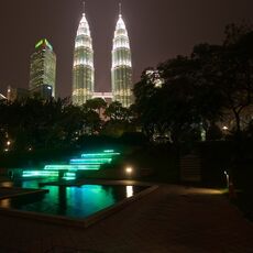 The Petronas Twin Towers, Kuala Lumpur, Malaysia