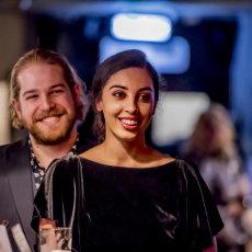 Couple at the bar