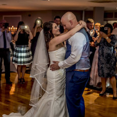 First dance for Kyle and Sarah