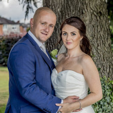 Kyle and Sarah formal closeup