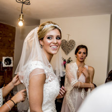 Lauren getting ready