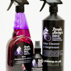 Purple Harry bike cleaner trio
