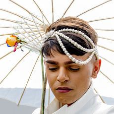 White Parasol