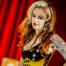 Yellow and Black dress