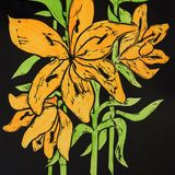 Orange Lilies, Jan Motley