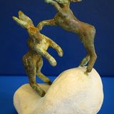 Boxing Hares, Ken Riches