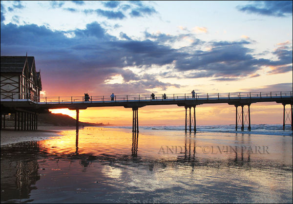 Sunset Saltburn Pier