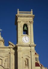 Restored bell tower, Zebbug parish church
