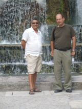 With architect Mario Pisani