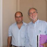 With Renzo Piano at the Auberge de Provence, Valletta