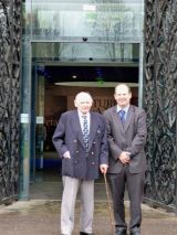 With architect Gerald Beech