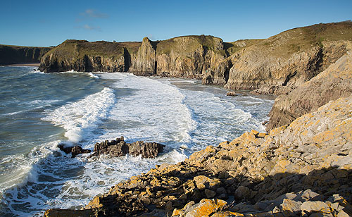 Lydstep Cavern Beach
