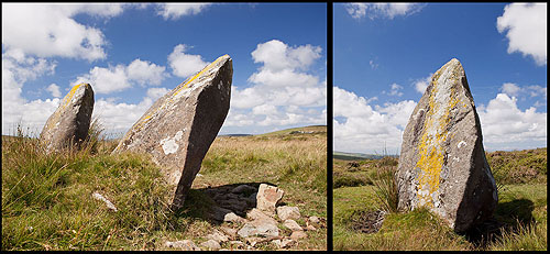 Tafarn y Bwlch - standing stones