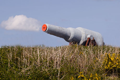Chapel Bay Fort (Battery) - RML Gun