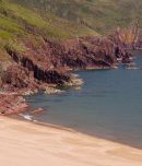 Red sandstone cliffs