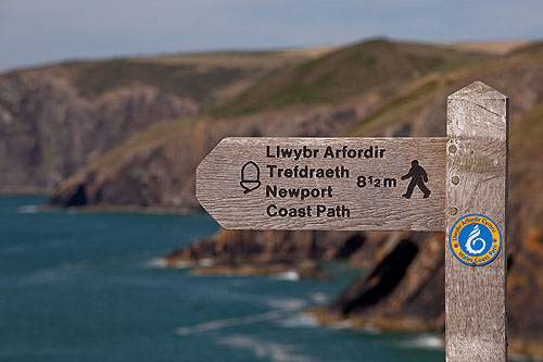 Welsh Coast Path Sign
