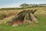 Caer-Dynni Burial Chamber - Chambered long cairn