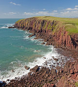 Red sandstone Cliffs