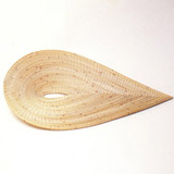 Coiled leaf shaped dish