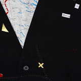 Waistcoat and badges detail