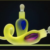 Yellow Scent Bottles