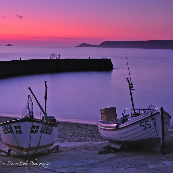 2 Boats Breakwater Sunset 1