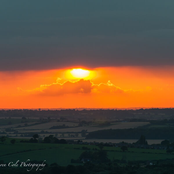 Sunset Pitstone Hill