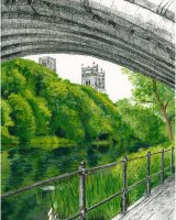 Under Framwellgate Bridge