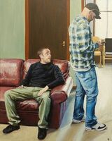 Grant and Andrew, waiting