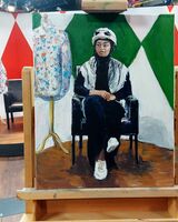 portrait of Khadijah Mellah for portrait artist of the year