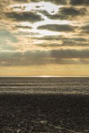 Low tide sunset