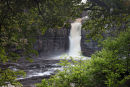 02D-8571 The River Tees Flowing Over High Force Waterfall Upper Teesdale County Durham UK