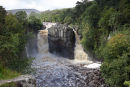 03D-6622 The River Tees at Low Force Waterfall in Flood Conditions Upper Teesdale County Durham UK