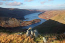 03D-9789 Haweswater and the View North East Towards the Pennines From Harter Fell Lake District Cumbria UK