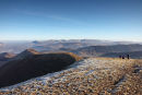 04D-2147 The Mountain of Causey Pike and the View NE Towards the Helvellyn Range from the Summit of Crag Hill Lake District Cumbria UK