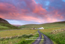04M-6806 Widdybank Farm at Dawn, Upper Teesdale County Durham UK